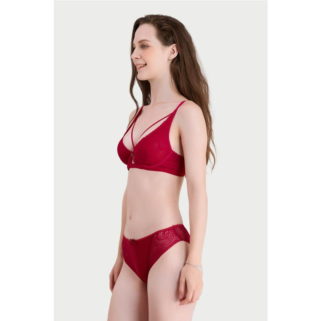 Quần lót Hipster Vera Ren phối lưới - V0451