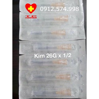 Đầu kim tiêm từ số 18 đến số  26G