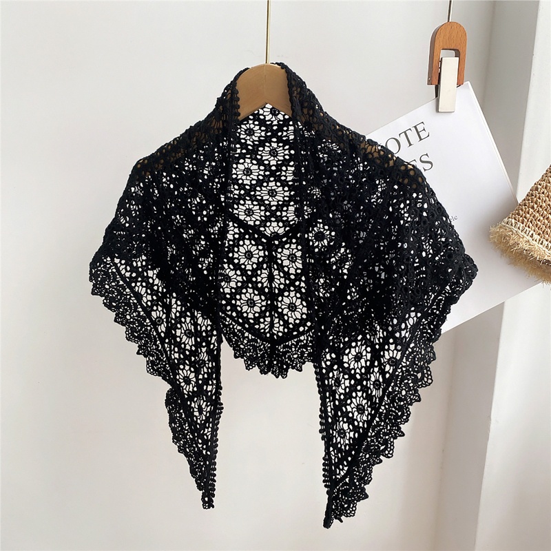 Khăn Choàng Vai Cotton Hình Tam Giác