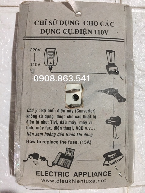 Cục chuyển nguồn 220~110V (Ship Hoả Tốc Nhanh)