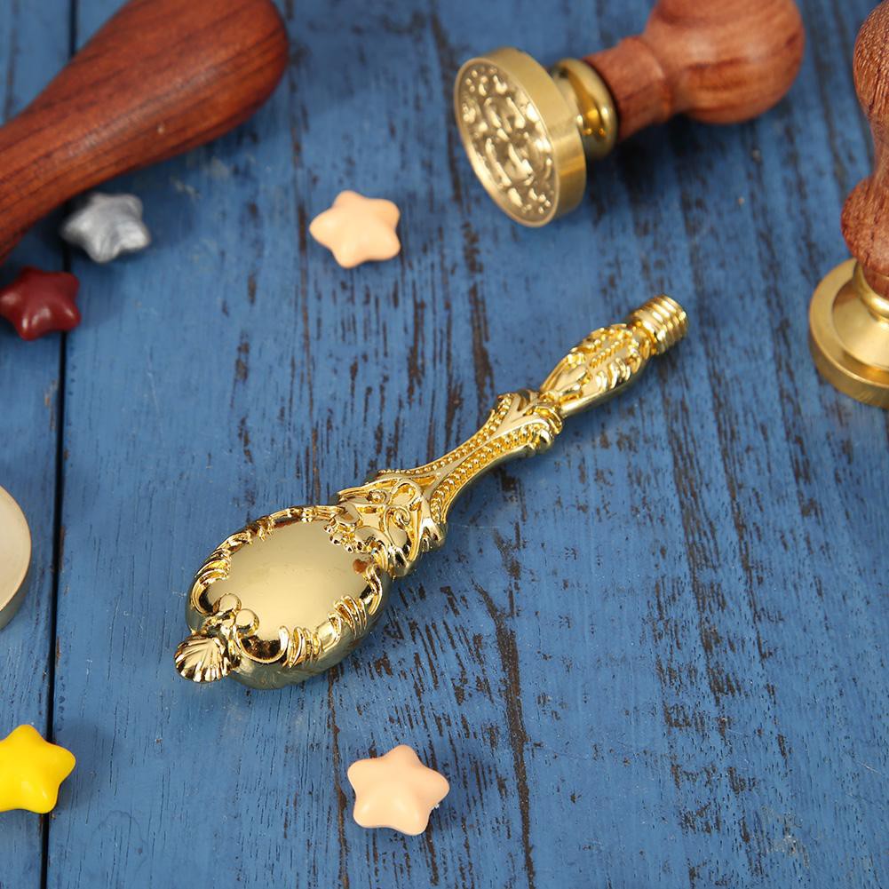 Con Dấu Tay Cầm Bằng Hợp Kim Phong Cách Retro