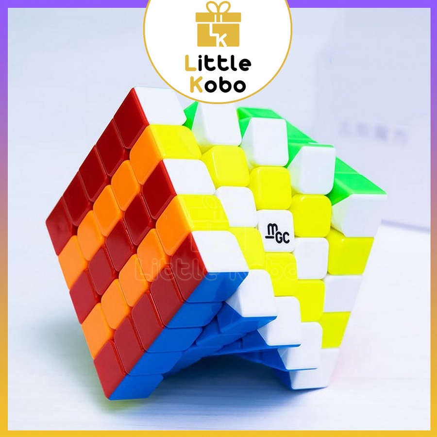 Rubik 5x5 YJ MGC 5x5 Có Nam Châm Stickerless Rubic Không Viền 5 Tầng Đồ Chơi Trí Tuệ