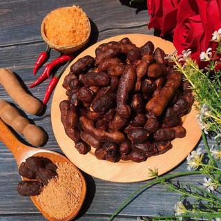 Me Lào kèm muối ớt