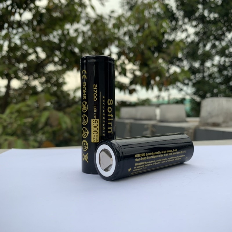 Pin sạc Li-ion 3.7V 21700 Sofirn 40A 4000mAh Pin Sofirn 21700 5000mAh Chính Hãng