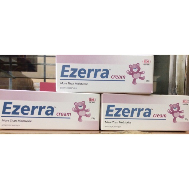 KEM EZERRA Làm dịu nhẹ triệu chứng da khô, ngứa và kích ứng