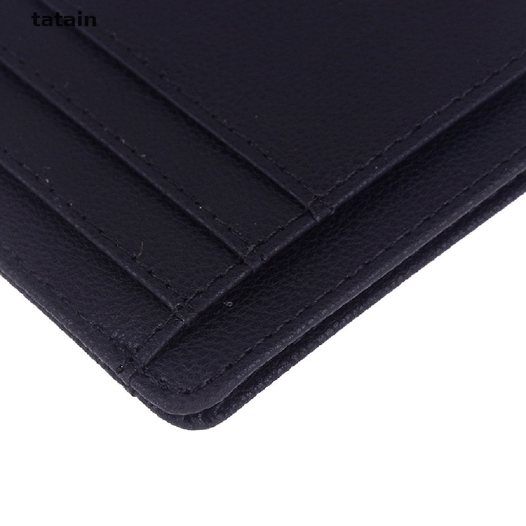[TAT] Mens RFID Blocking Leather Slim Wallet Money Clip Credit Card Holder Coin Pocket CVX
