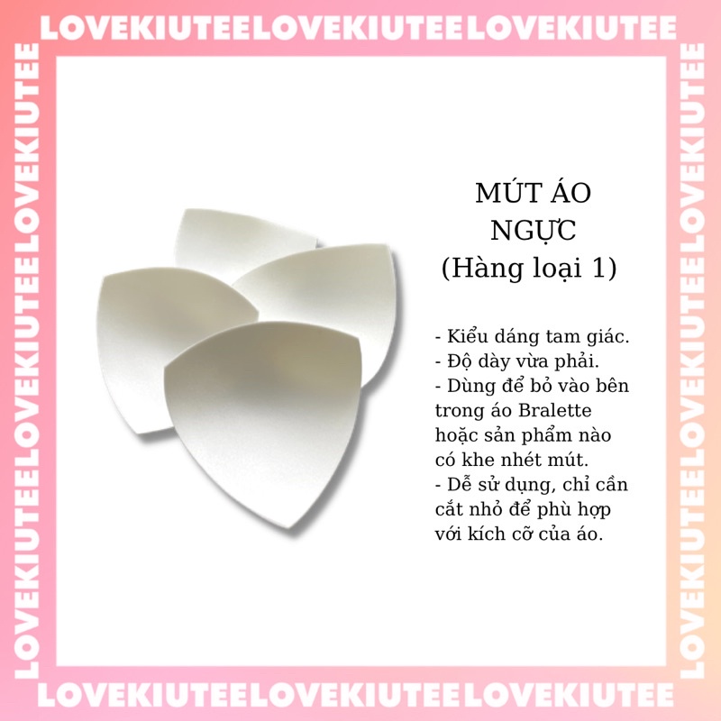 Mút nâng ngực tam giác dành cho bạn gái - LOVEKIUTEE