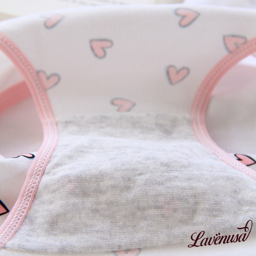 Quần lót cotton cao cấp hình trái tim đáng yêu dành cho nữ LAVENUSA QL73
