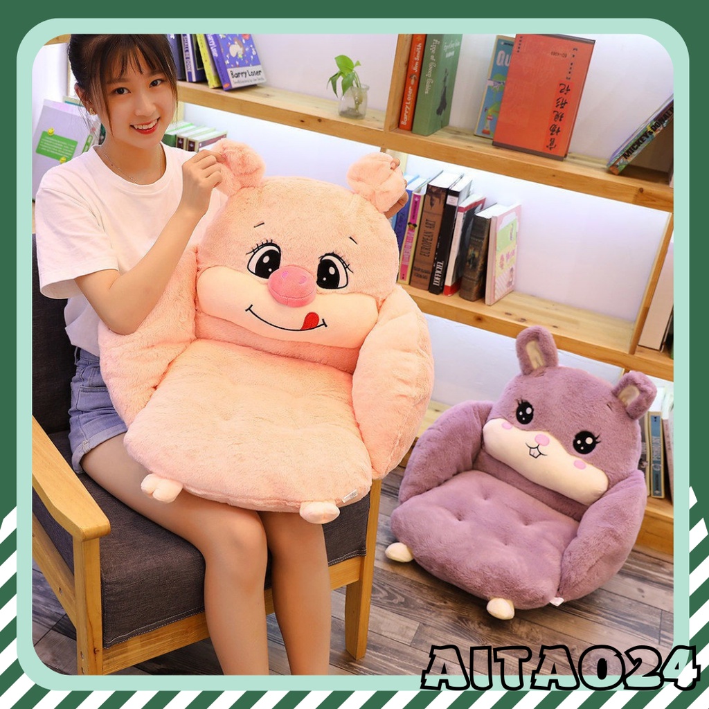 Đệm lót ghế 3D hình ngộ nghĩnh dành cho mẹ bầu, sinh viên, văn phòng