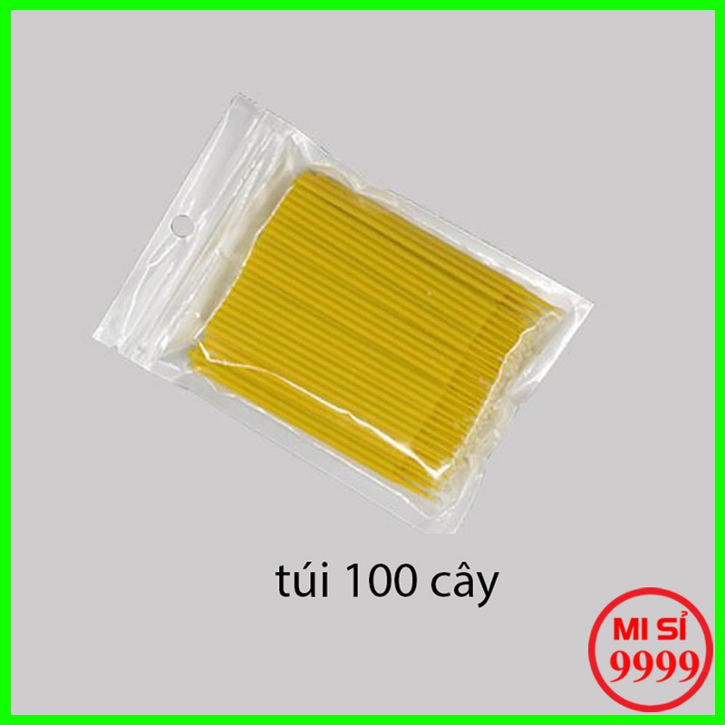 Tăm tháo mi đầu nhỏ đa năng, 1 hũ 100 cây