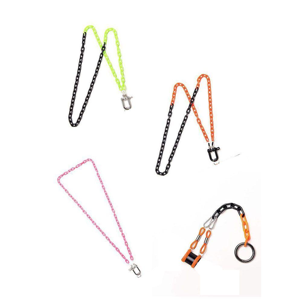 Dây Xích Đeo Cổ Bằng Silicone Acrylic Linh Hoạt Chống Mất