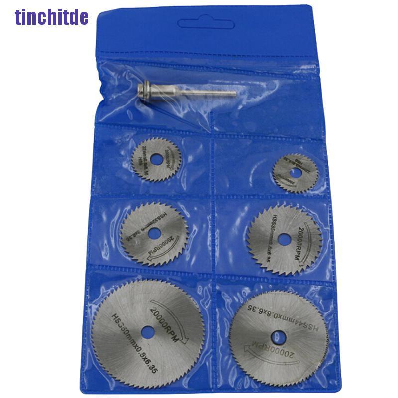 Bộ 7 Lưỡi Cưa Tròn Chất Lượng Cao Chuyên Dùng