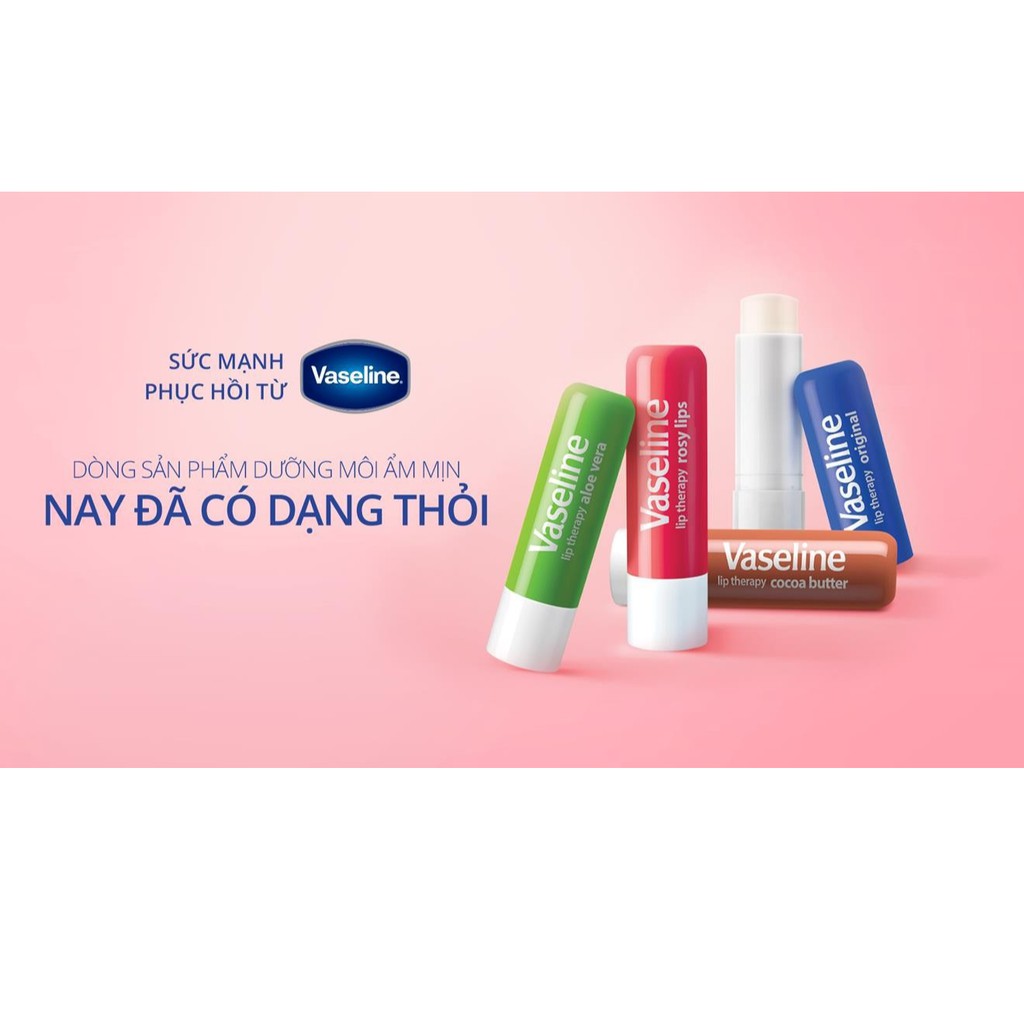 Son Dưỡng Môi Vaseline Dạng Thỏi Original 4.8g Lip Therapy Original