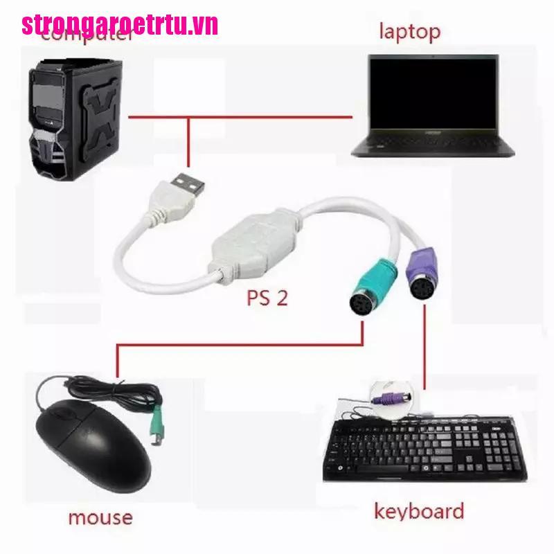 Dây Cáp Chuyển Đổi Từ Cổng Usb Sang Ps / 2 Ps2