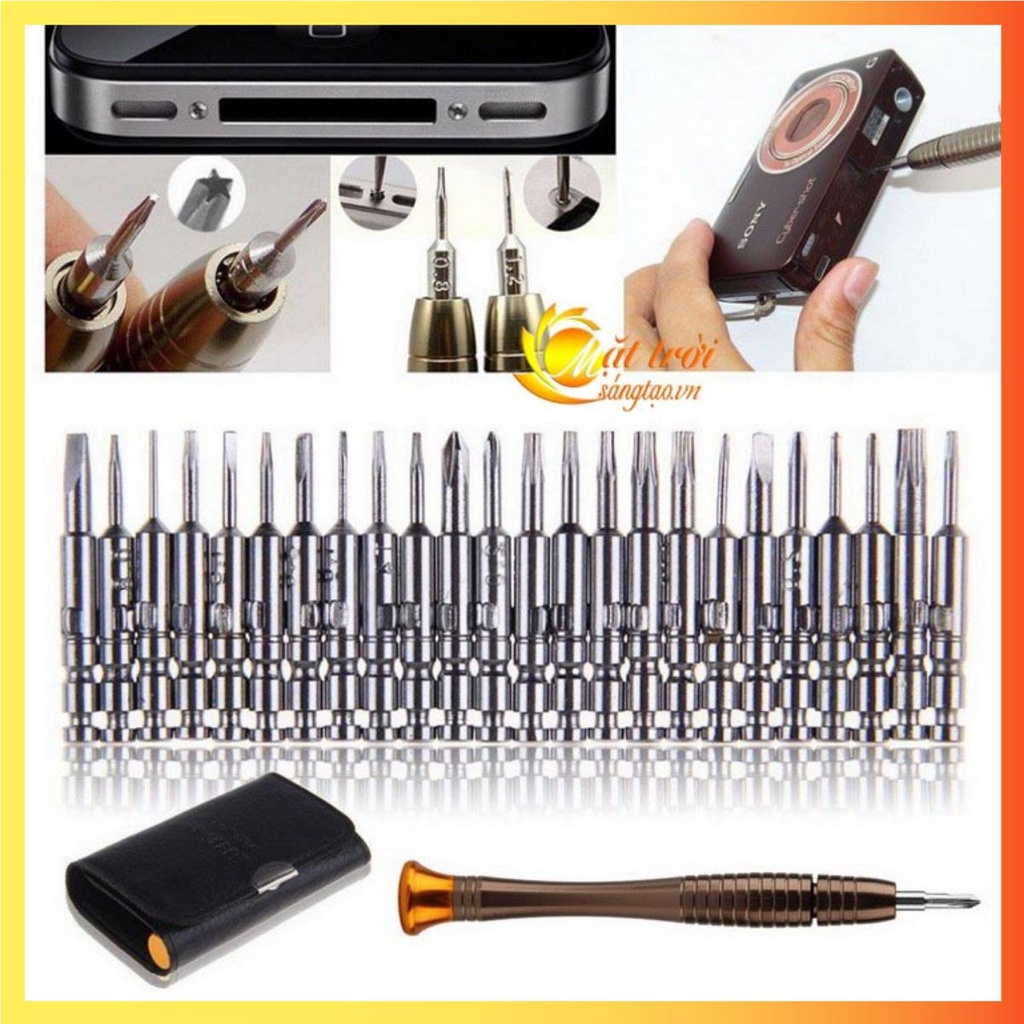 Bộ tô vít đa năng 25in1 ví da