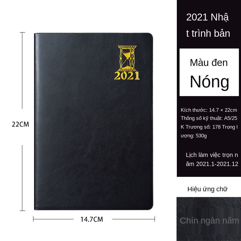 > 2021 loại nhỏ, kế hoạch làm việc, nhật ký, lịch, sổ tay hiệu quả, tay, bán buôn <