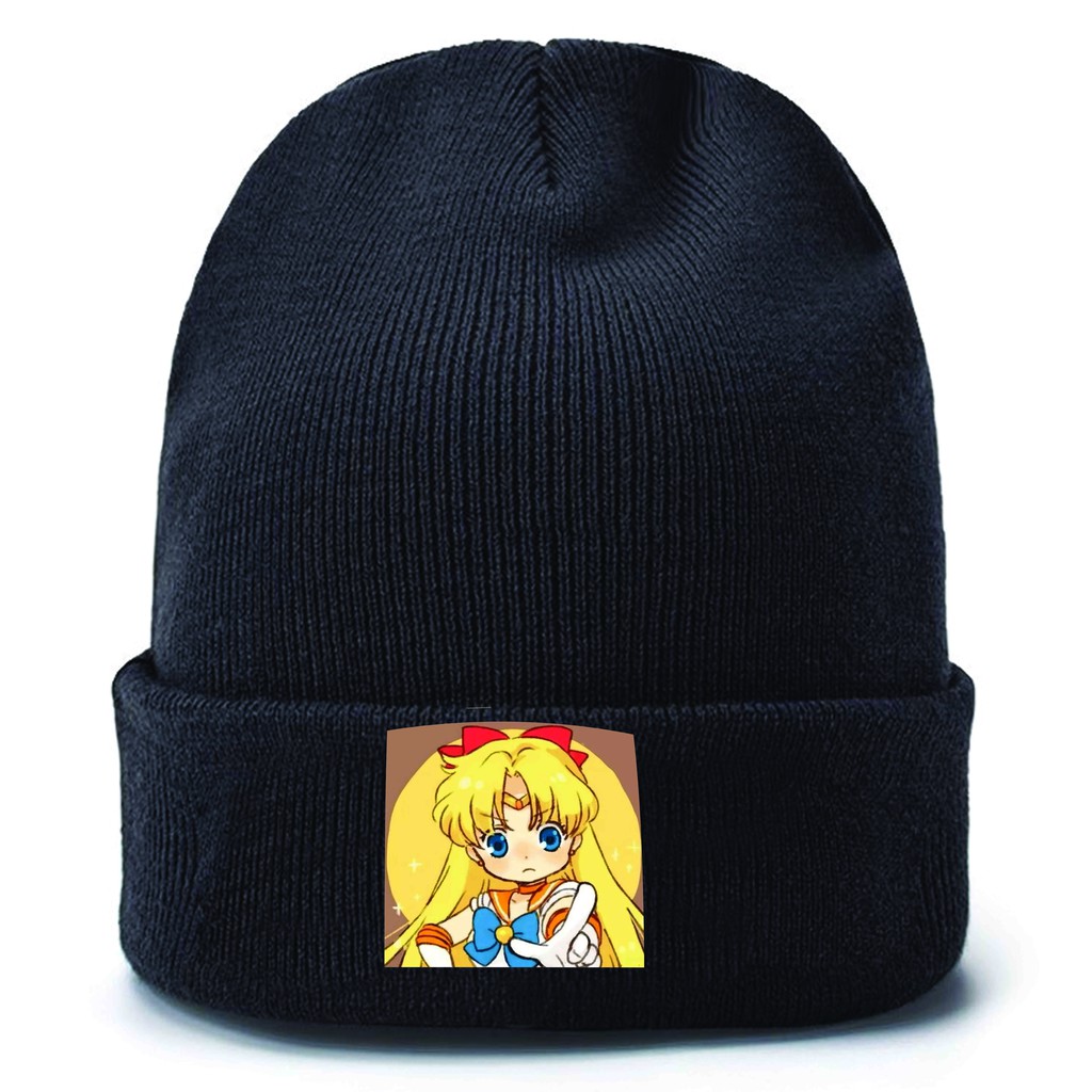 Mũ len in hình SAILOR MOON THỦY THỦ MẶT TRĂNG anime chibi xinh xắn thời trang nam nữ