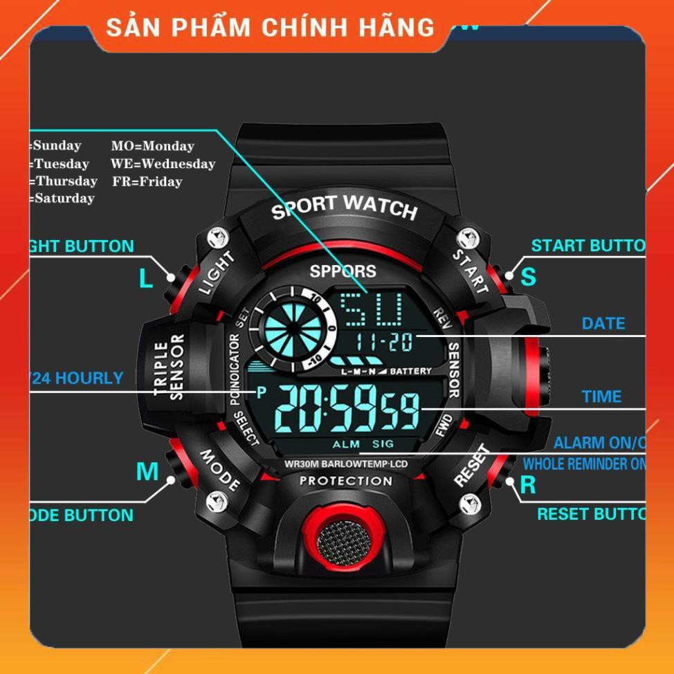 [Hàng Chính Hãng]  Đồng hồ điện tử nam nữ Sport Watchh S013 mẫu mới [Uy tín về chất lượng] | BigBuy360 - bigbuy360.vn