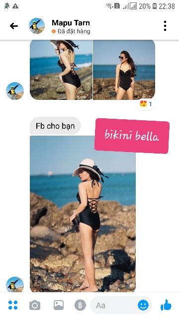 Bikini, Bộ Đồ Bơi Đi Biển Liền Thân Đen Đan Lưng Gọng Nâng Ngực Secxy BELLA MS52