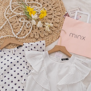 MINX - Áo Shoulder Ruffle Blouse
