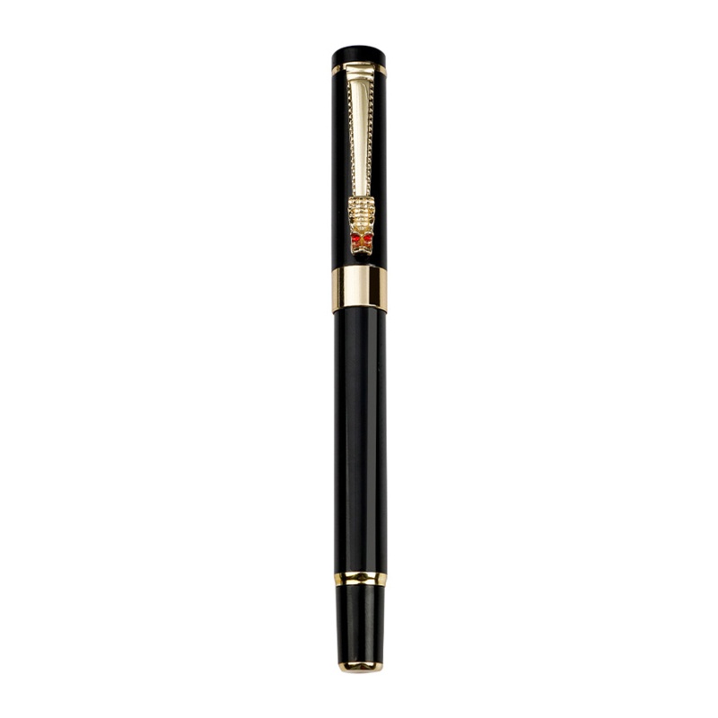 Bút Bi Kim Loại Ngòi 0.5mm Có Thể Bơm Lại Tiện Dụng Cho Văn Phòng