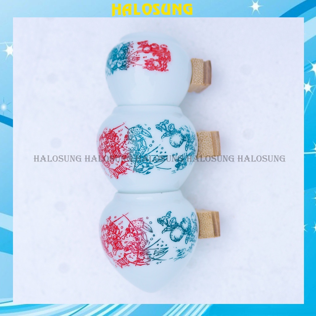 Combo 3 cóng sứ chào mào Halosung cóng cho chim ăn phụ kiện lồng chim PK117