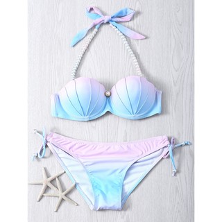 Đồ bơi bikini 2 mảnh dây ngọc trai