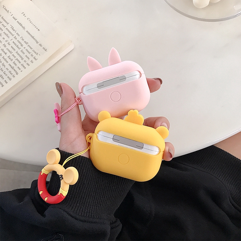 Vỏ bảo vệ hộp sạc tai nghe AirPods pro 3 inPods pro bằng silicon họa tiết hoạt hình Disney dễ thương | BigBuy360 - bigbuy360.vn