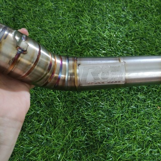 Cổ pô R8 Racing 2 khúc Raider 28mm