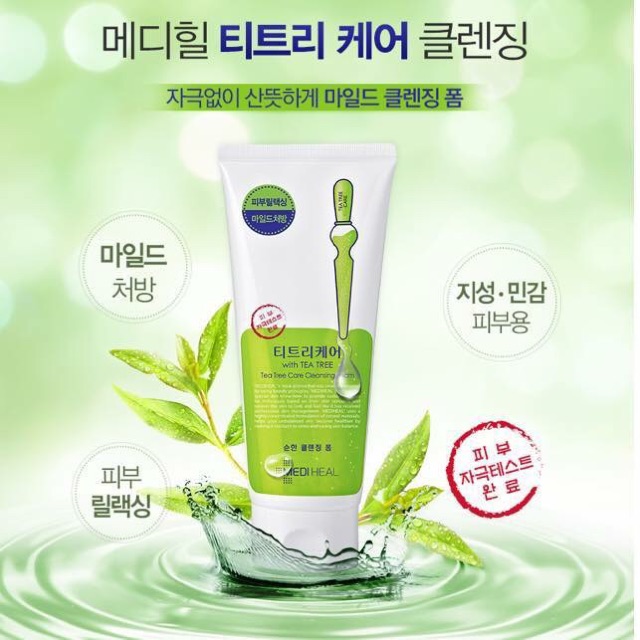 Sữa Rửa Mặt Mediheal Tea Tree Care Cleansing Foam