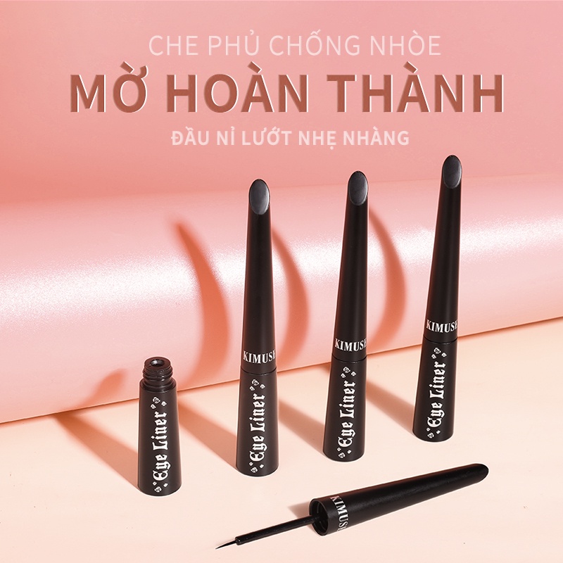 Bút kẻ mắt nước KIMUSE 24H lâu trôi dành cho người mới tập trang điểm 20g