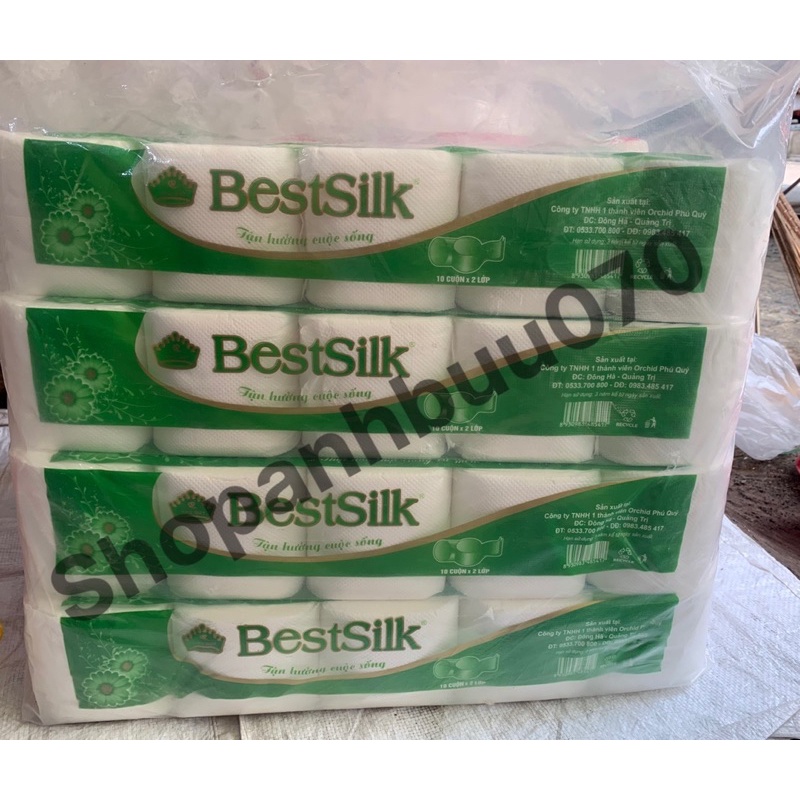 [Q11] 10 CUỘN GIẤY THÁI LAN BESTSILK