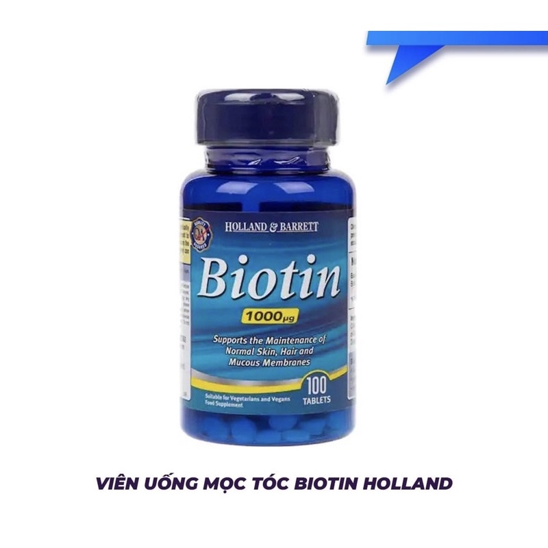 Viên mọc tóc 100v Biotin Holland  chính hãng