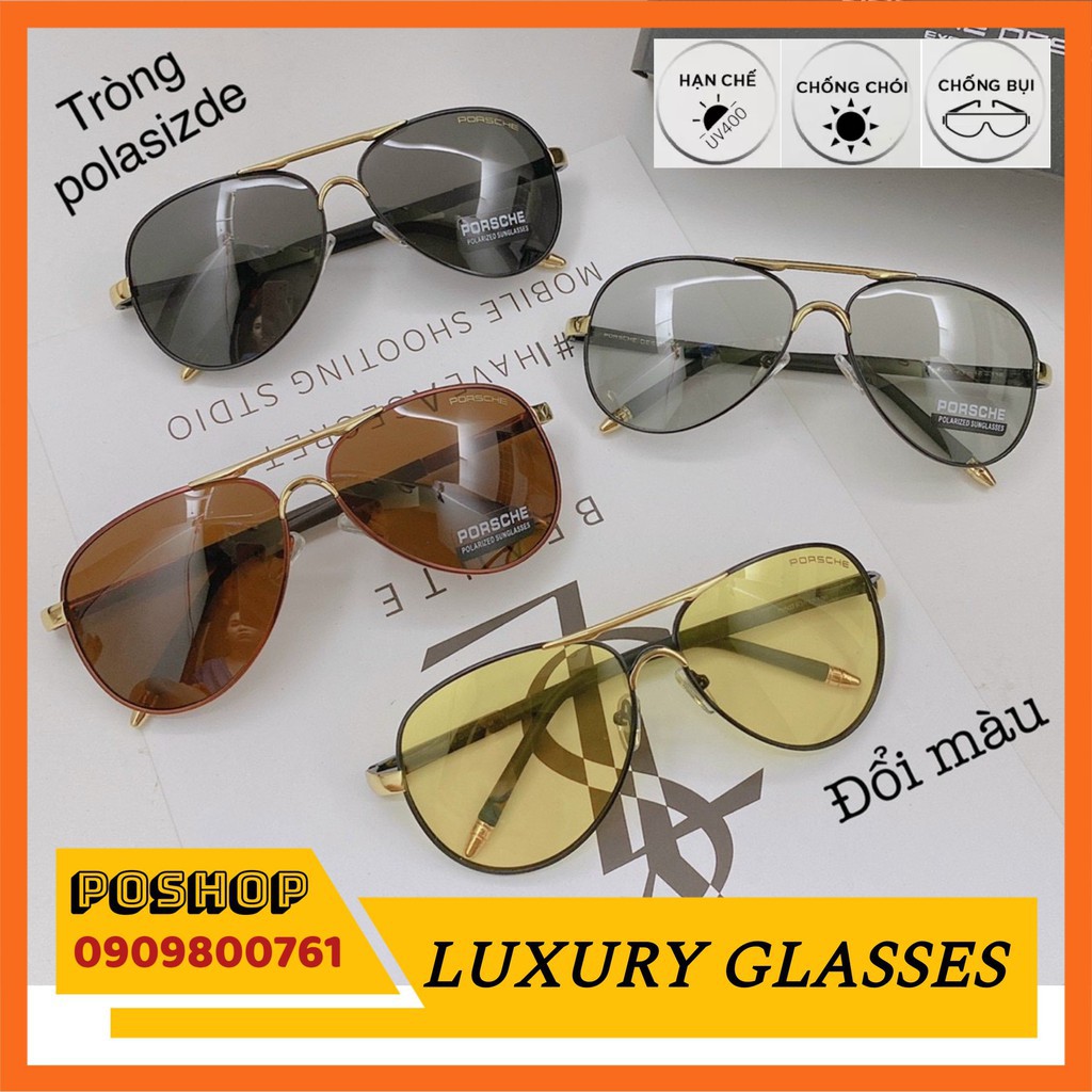 MẮT KÍNH RÂM NAM NỮ CAO CẤP TRÒNG POLAROID CHỐNG UV400 CHỐNG CHÓI | BigBuy360 - bigbuy360.vn