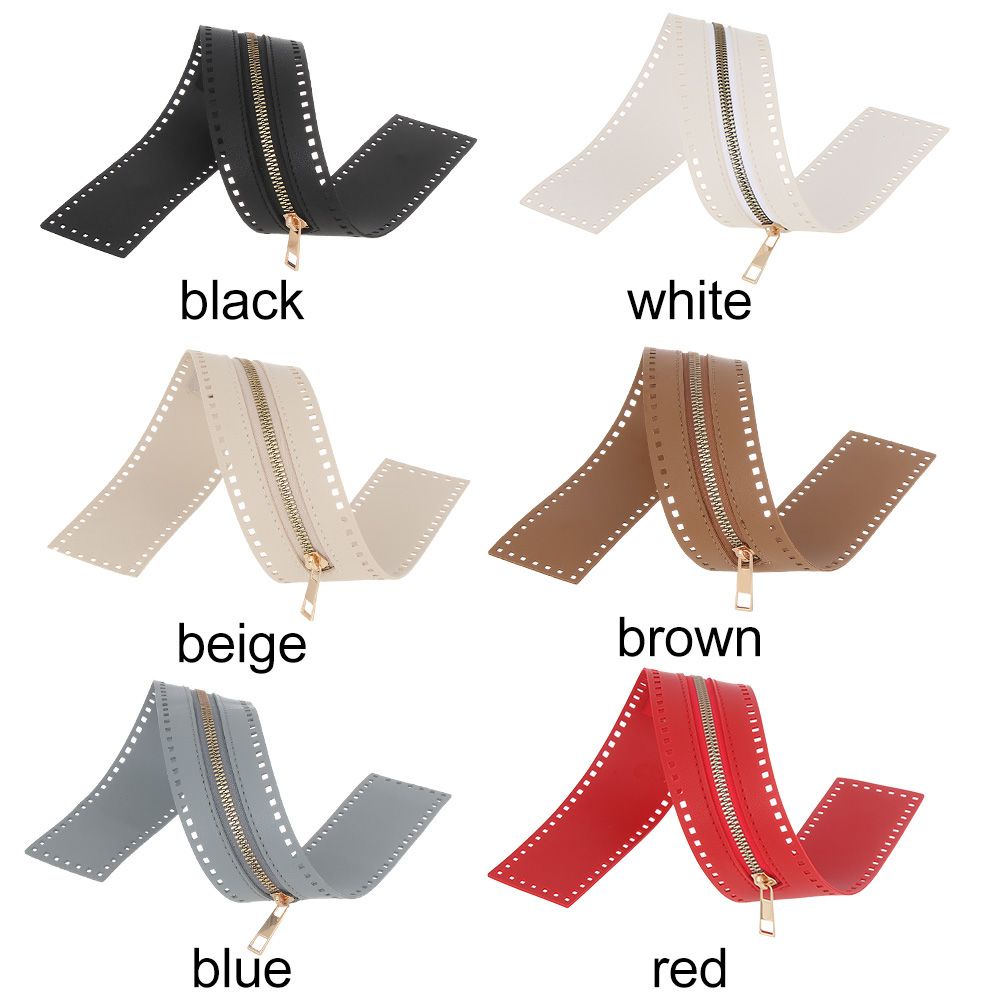 Dây Kéo Bằng Da PU Thiết Kế Chuyên Dụng Cho Túi Xách Thủ Công DIY