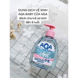 Dung dịch vệ sinh AQA cho bé 0-8 tuổi