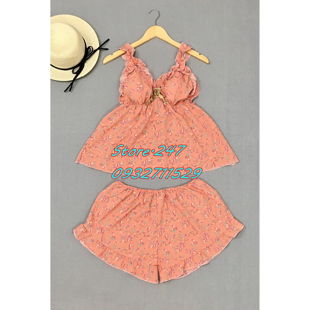 [SIZE 60KG - 90KG] BỘ ĐỒ NGỦ SIZE LỚN KATE LỤA HOA CÓ MÚT THÁO RỜI VẢI MỀM MÁT KHÔNG NHĂN ĐỦ MÀU LỰA CHỌN | BigBuy360 - bigbuy360.vn