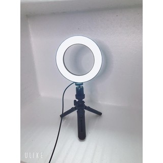 Đèn Livestream 26CM  Chân Mini Đèn Nhiều Chế Độ