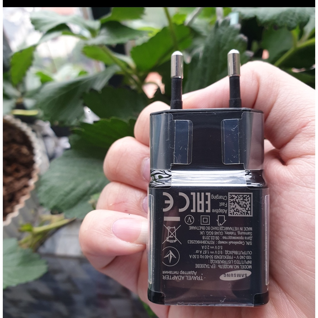 Bộ sac nhanh Samsung 15W chính hãng BH 1 năm cho dòng Galxy Note 5,7,8,9; S7,S8,S9,S10, dòng galaxy A, Galaxy M.