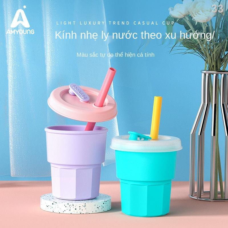 Xminnow cùng loại silicone cốc nước, cốc ống hút, khả năng chống rơi và chịu nhiệt độ cao Tách cà phê sữa chống rò rỉ, g