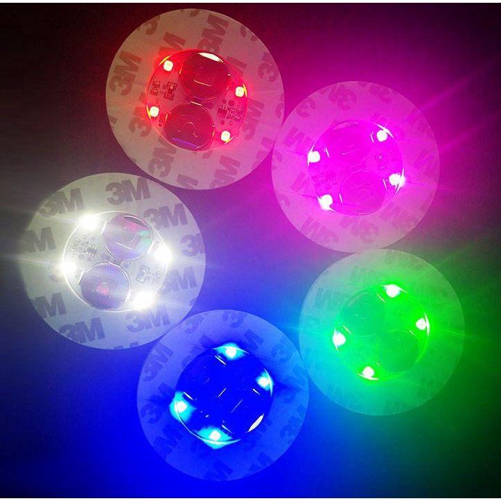 💥 Đèn LED mini trang trí đế có keo dán dưới hoặc lót cốc ly lấp lánh nhấp nháy sang chảnh 💥HÀNG CÓ SẴN💥 000205