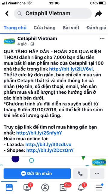 Sữa rửa mặt Cetaphil