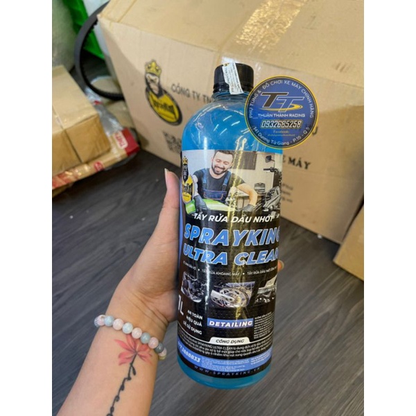 Tẩy rửa dầu nhớt Sprayking - 1 lít
