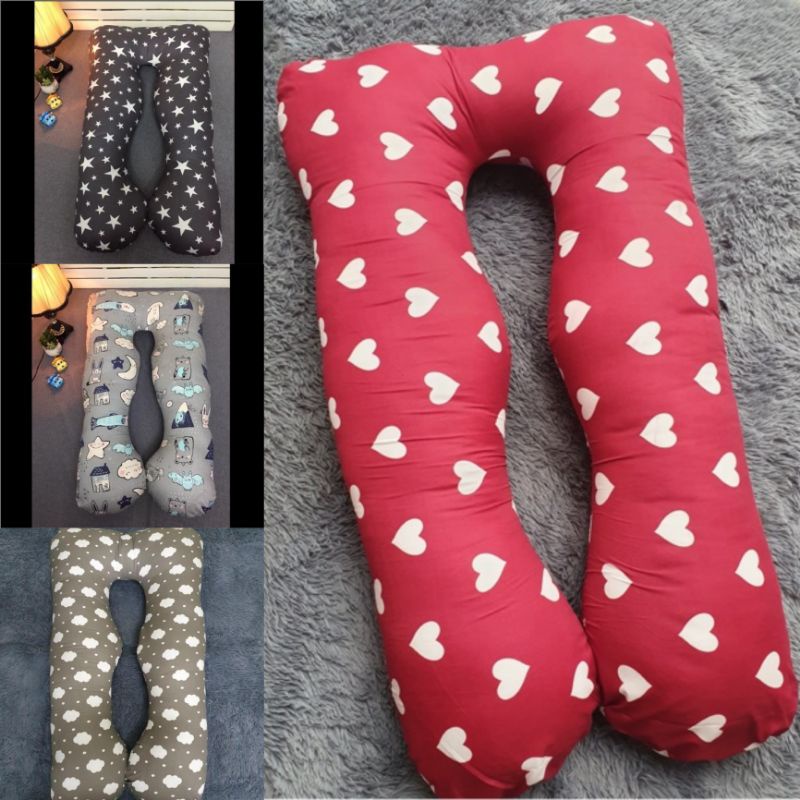 gối ôm chữ u cho bà bầu( hàng cotton)