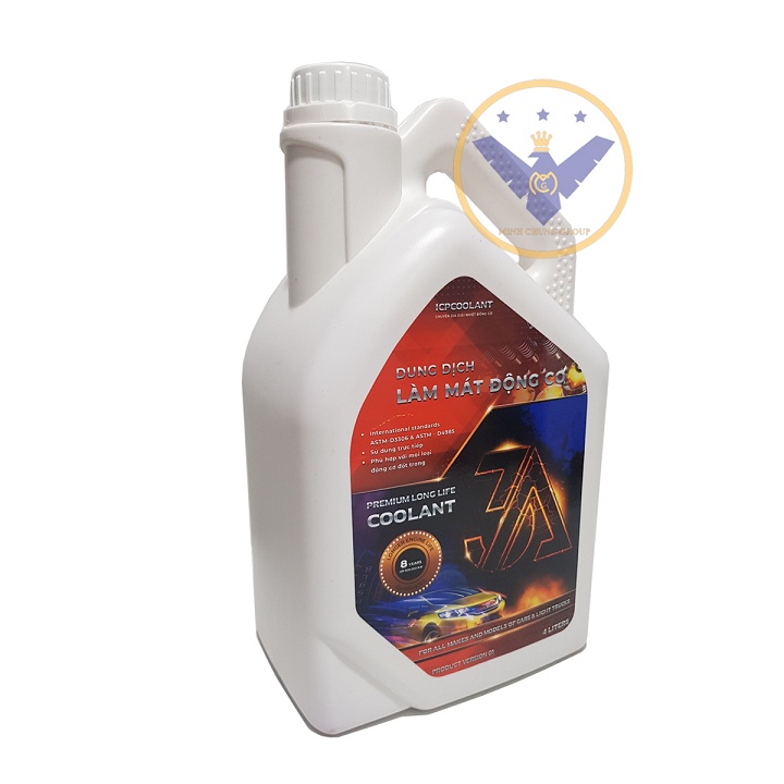 COMBO 2 lon nước làm mát xe ô tô màu đỏ 3A Premium Longlife Coolant 500ml