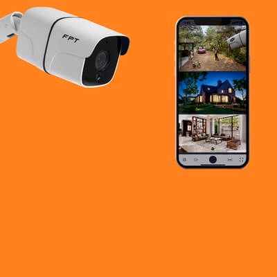 Camera FPT IQ 2S Hình ảnh sắc nét Full HD 1080p, Camera giám sát gia đình FPT - Chính hãng