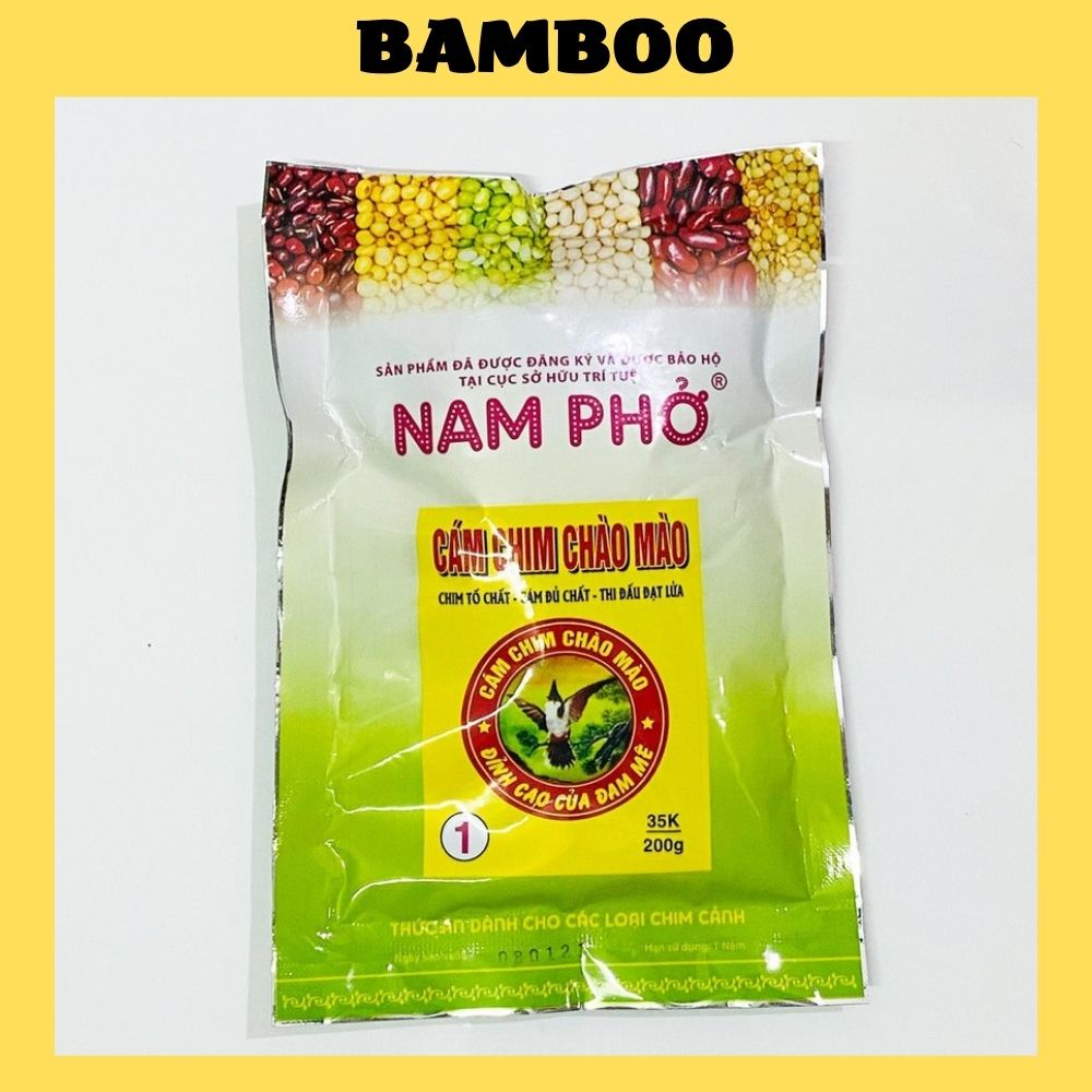 Cám chim chào mào số 1 Nam Phở cao cấp 200g - Cám mào số 1 Nam Phở giá rẻ