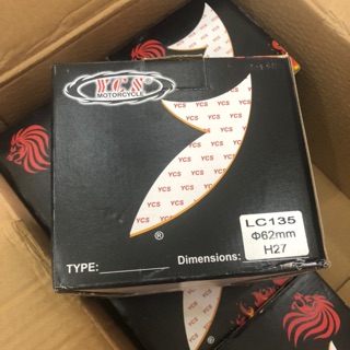 Lòng YCS 62-54mm Lc135-150 có luôn pit tông bạc đầy đủ