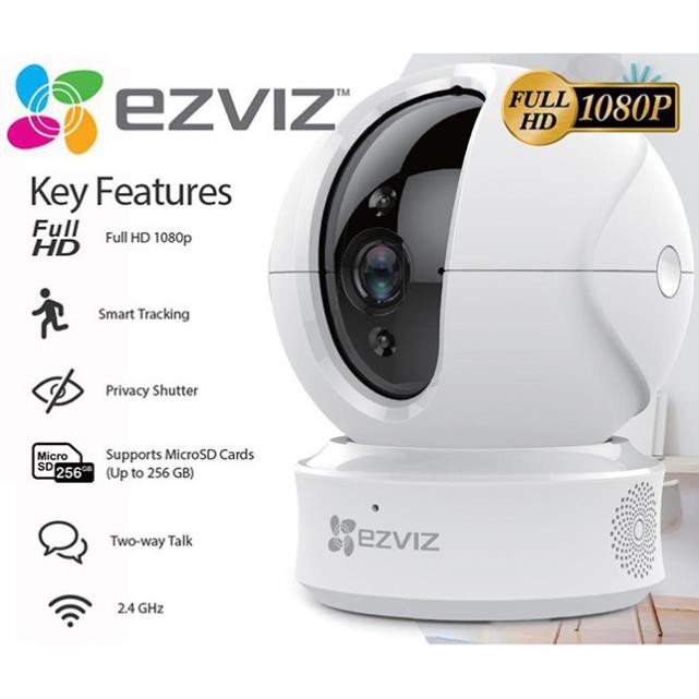 Camera không dây wifi quay 360 độ ezviz c6n Full HD 1080P