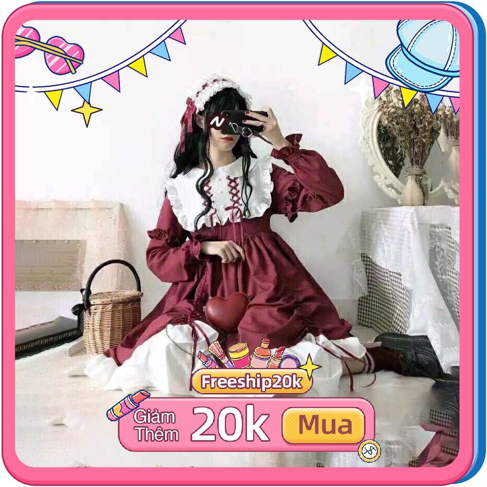 Váy Đầm Lolita Cô Gái Nhỏ Nhật Bản Phiên Bản Cao Cấp